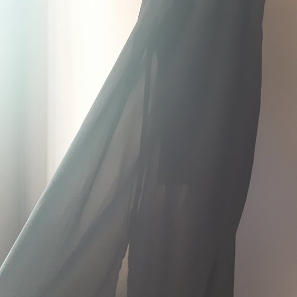 🌞 H&M Divided Black Sheer Maxi Cami Dress | 2 - Picture 6 of 13